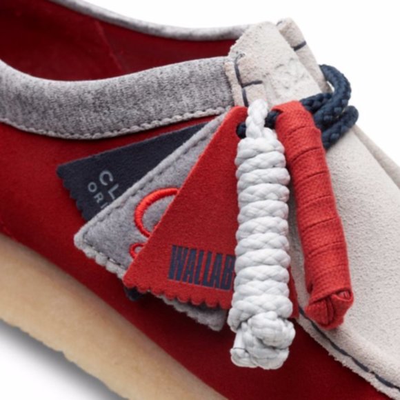 Clarks Red Wallabee Vcy Derbys